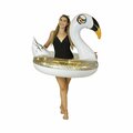 Alegre Gold Glitter Swan - 48 in. Jumbo Beach & Pool Tube AL2772347